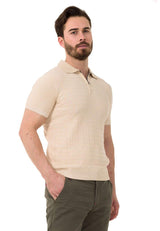 CT752 Men's Polo Shirt with Pattern Design