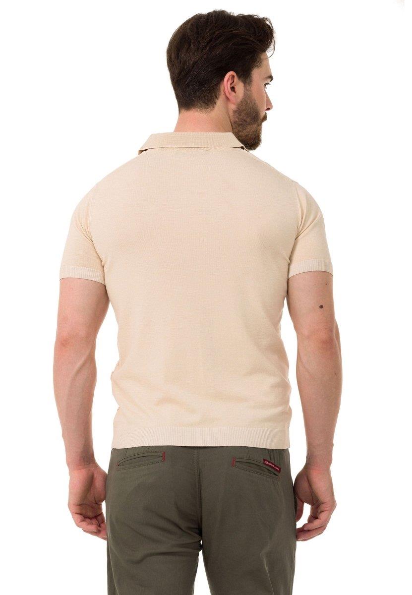 CT752 Men's Polo Shirt with Pattern Design
