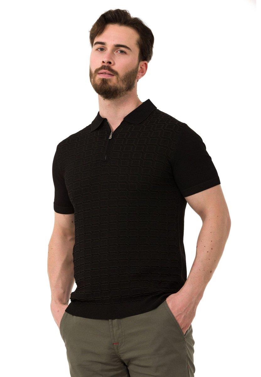 CT752 Men's Polo Shirt with Pattern Design