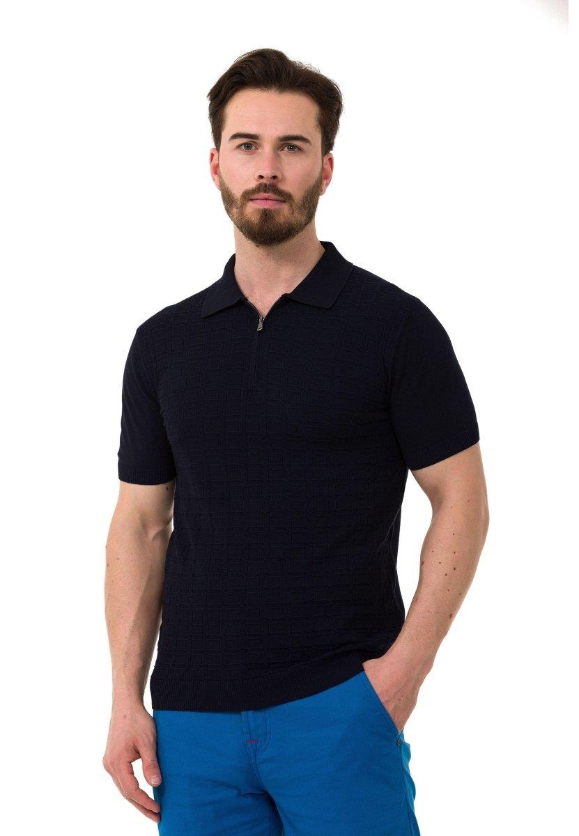 CT752 Men's Polo Shirt with Pattern Design