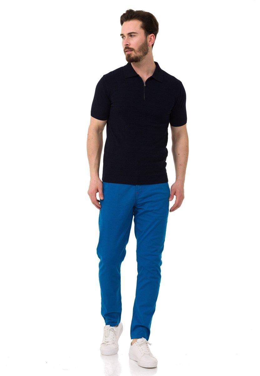 CT752 Men's Polo Shirt with Pattern Design