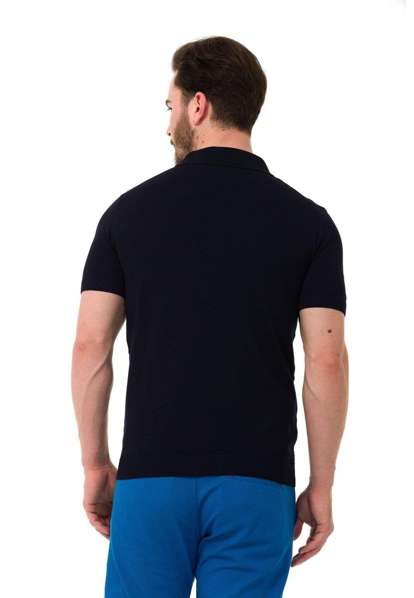 CT752 Men's Polo Shirt with Pattern Design