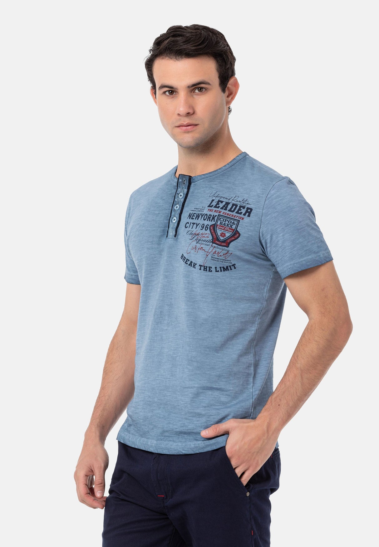 CT761 Men's T-shirt with cool prints