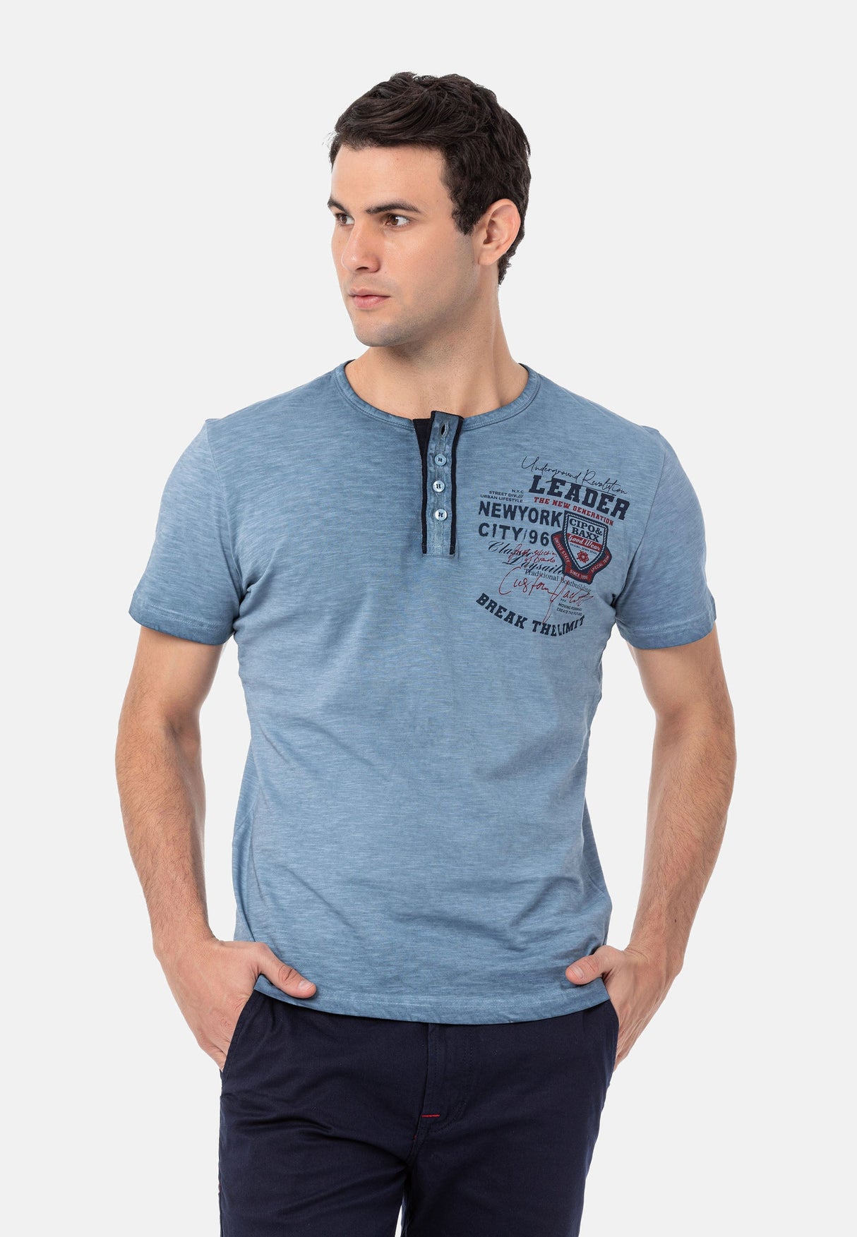CT761 Men's T-shirt with cool prints