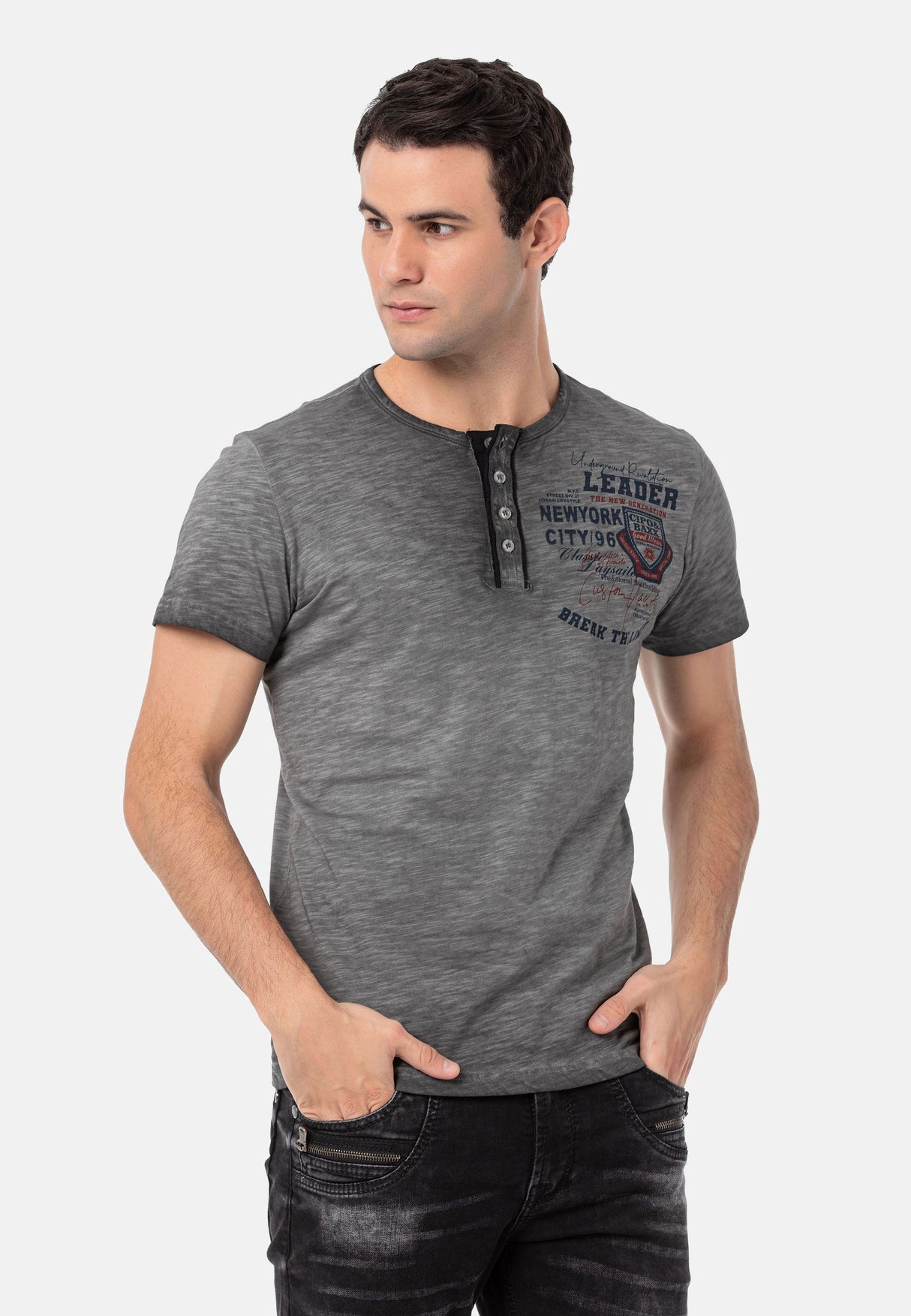 CT761 Men's T-shirt with cool prints