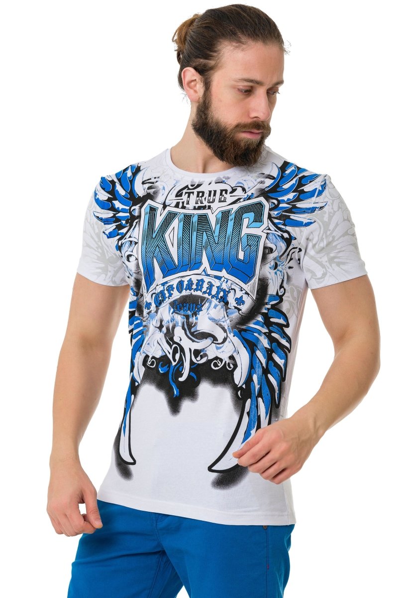 CT763 Men's T-Shirt with King Prints