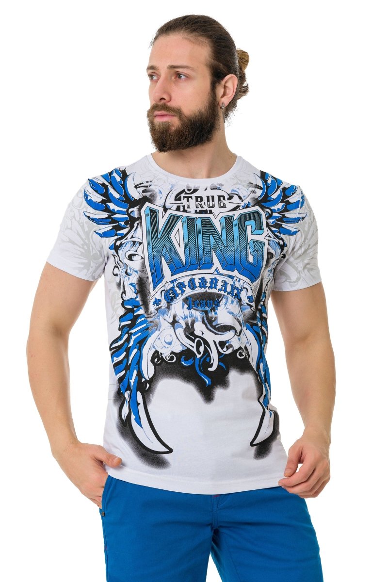 CT763 Men's T-Shirt with King Prints