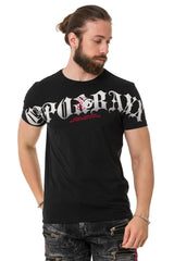CT768 Men's T-shirt with italic font