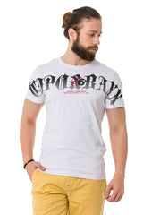 CT768 Men's T-shirt with italic font