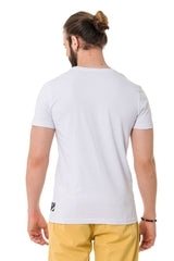 CT768 Men's T-shirt with italic font