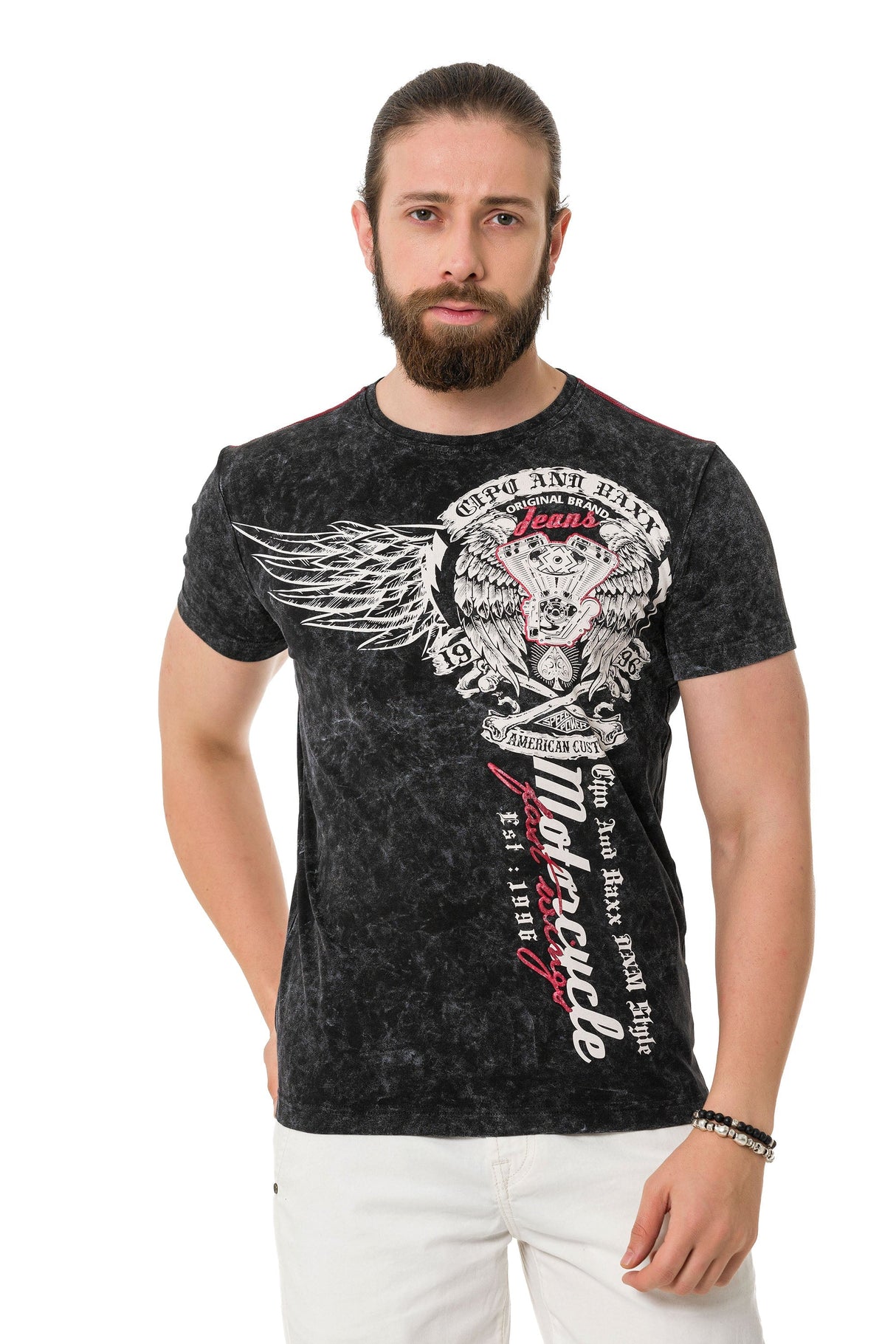 CT769 Men's T-shirt with cool prints
