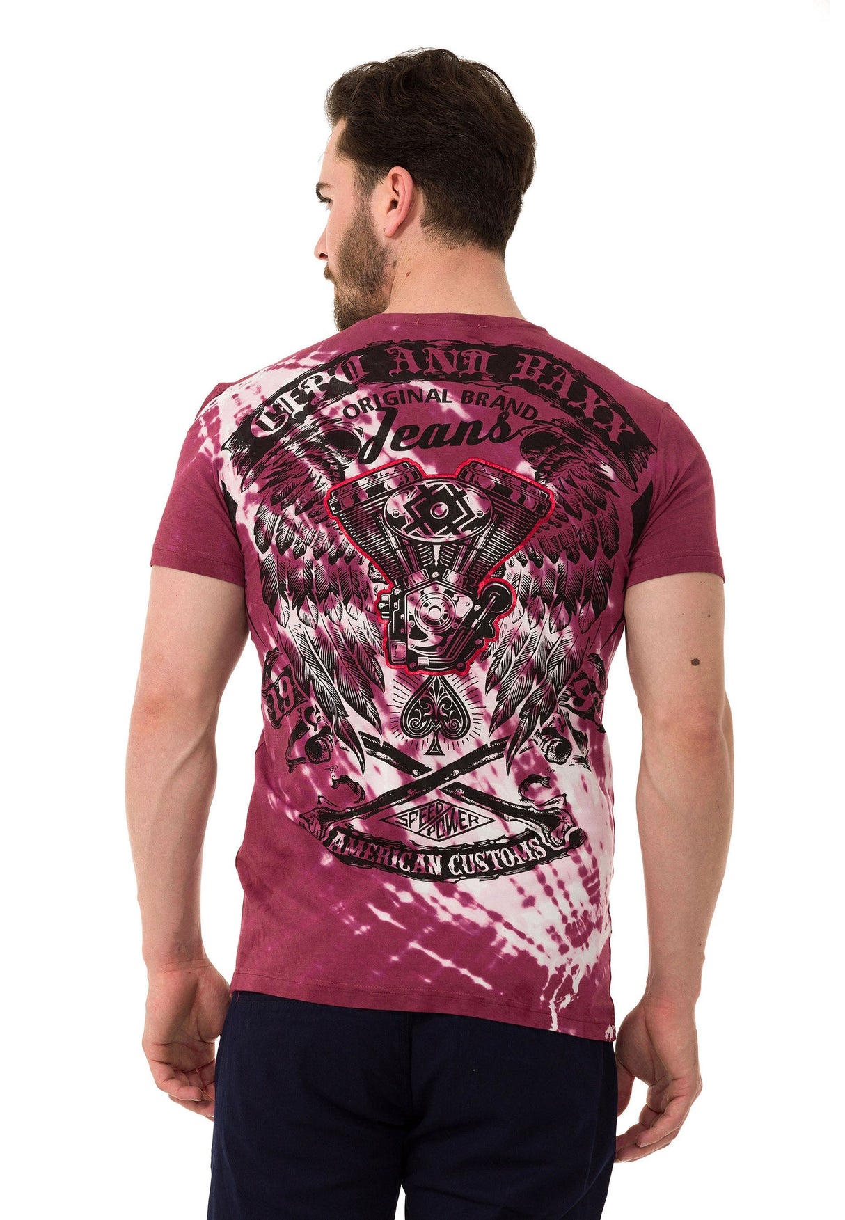 CT769 Men's T-shirt with cool prints