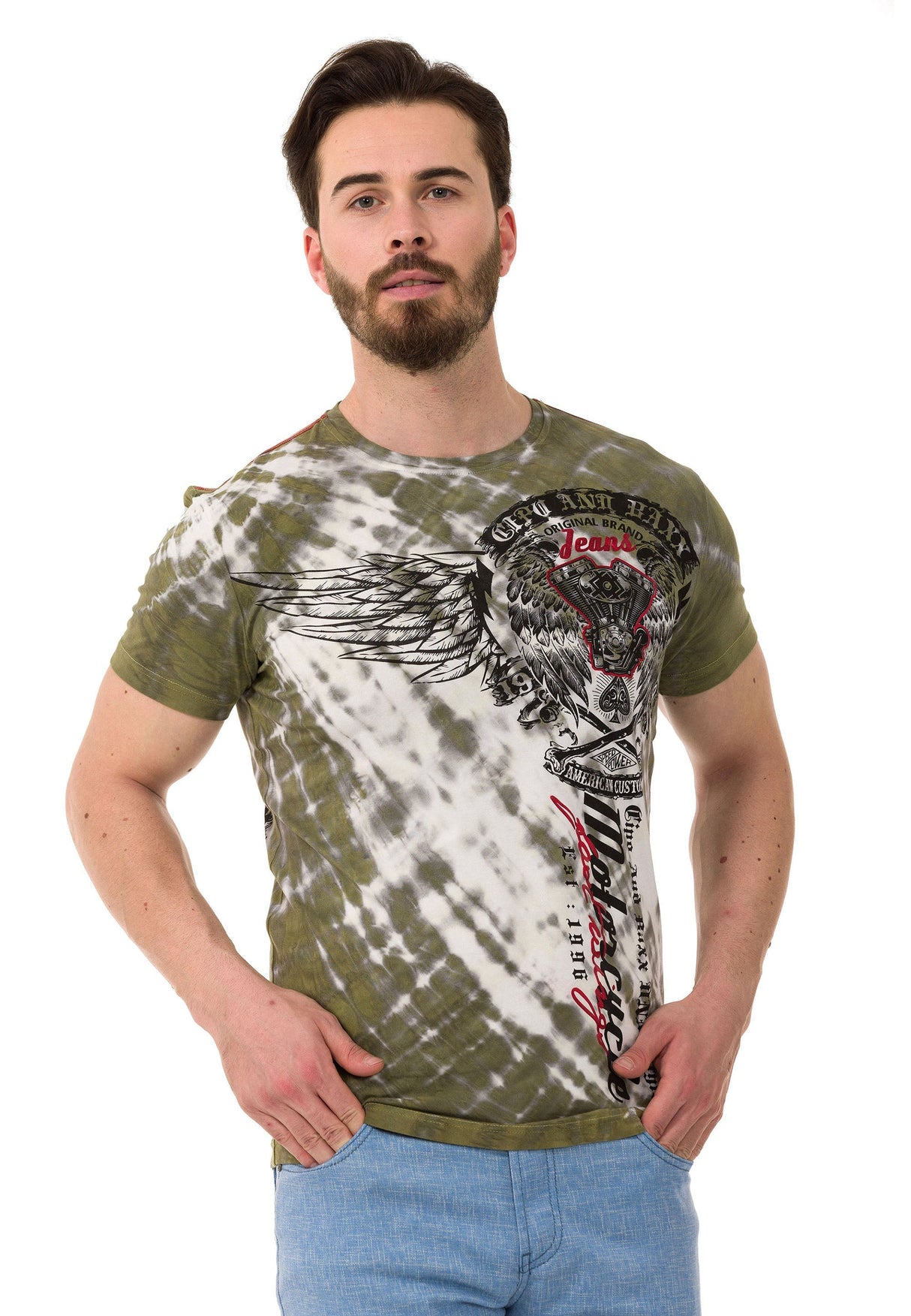 CT769 Men's T-shirt with cool prints