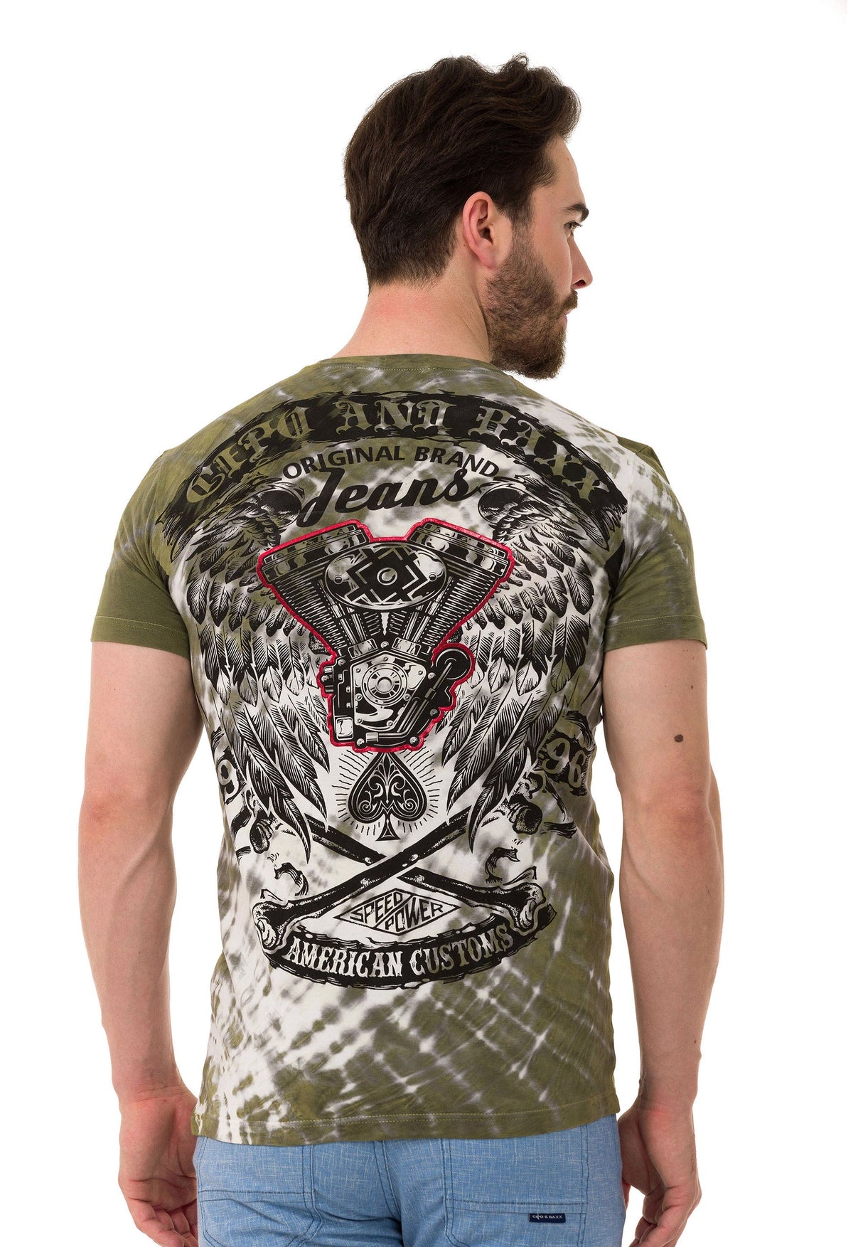 CT769 Men's T-shirt with cool prints
