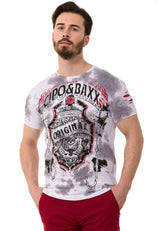 CT772 Men's T-Shirt with Chain Badge