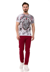 CT772 Men's T-Shirt with Chain Badge