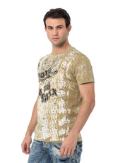 CT782 Men's T-shirt with large print
