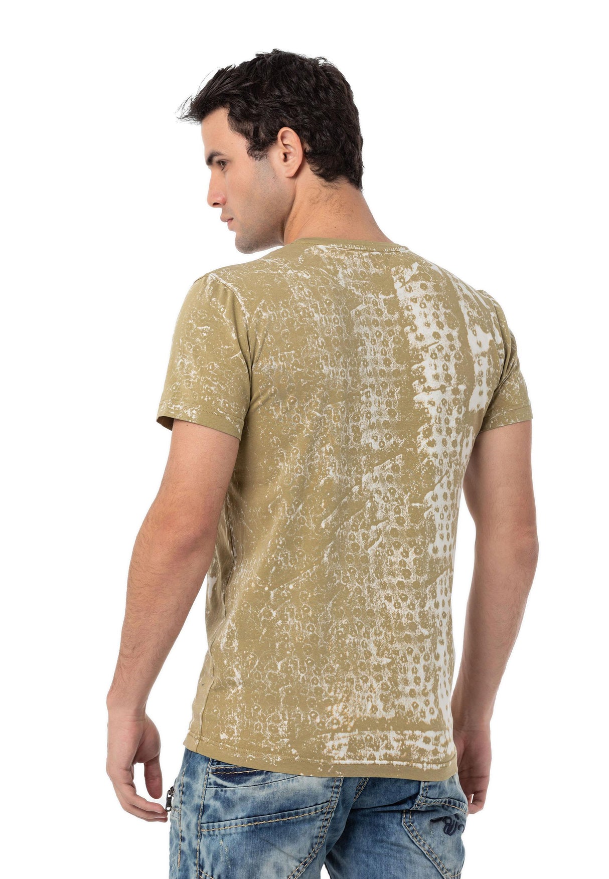 CT782 Men's T-shirt with large print