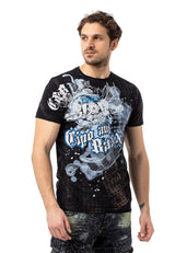 CT782 Men's T-shirt with large print