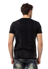 CT782 Men's T-shirt with large print