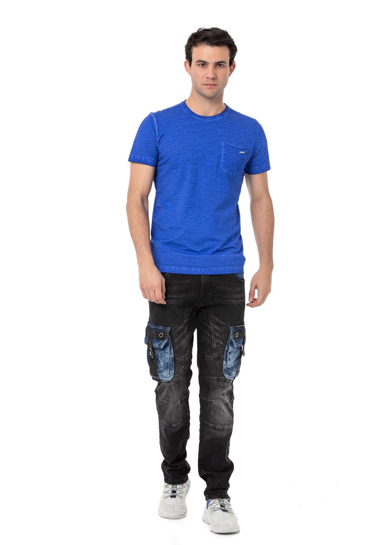 CT784 Men's T-shirt in a sporty look