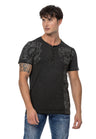 CT789 Biker Men's T-Shirt with Crew Neck