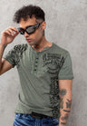 CT789 Biker Men's T-Shirt with Crew Neck