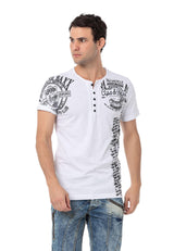 CT789 Biker Men's T-Shirt with Crew Neck
