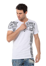 CT789 Biker Men's T-Shirt with Crew Neck