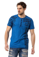 CT789 Biker Men's T-Shirt with Crew Neck
