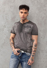 CT789 Biker Men's T-Shirt with Crew Neck