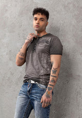 CT789 Biker Men's T-Shirt with Crew Neck