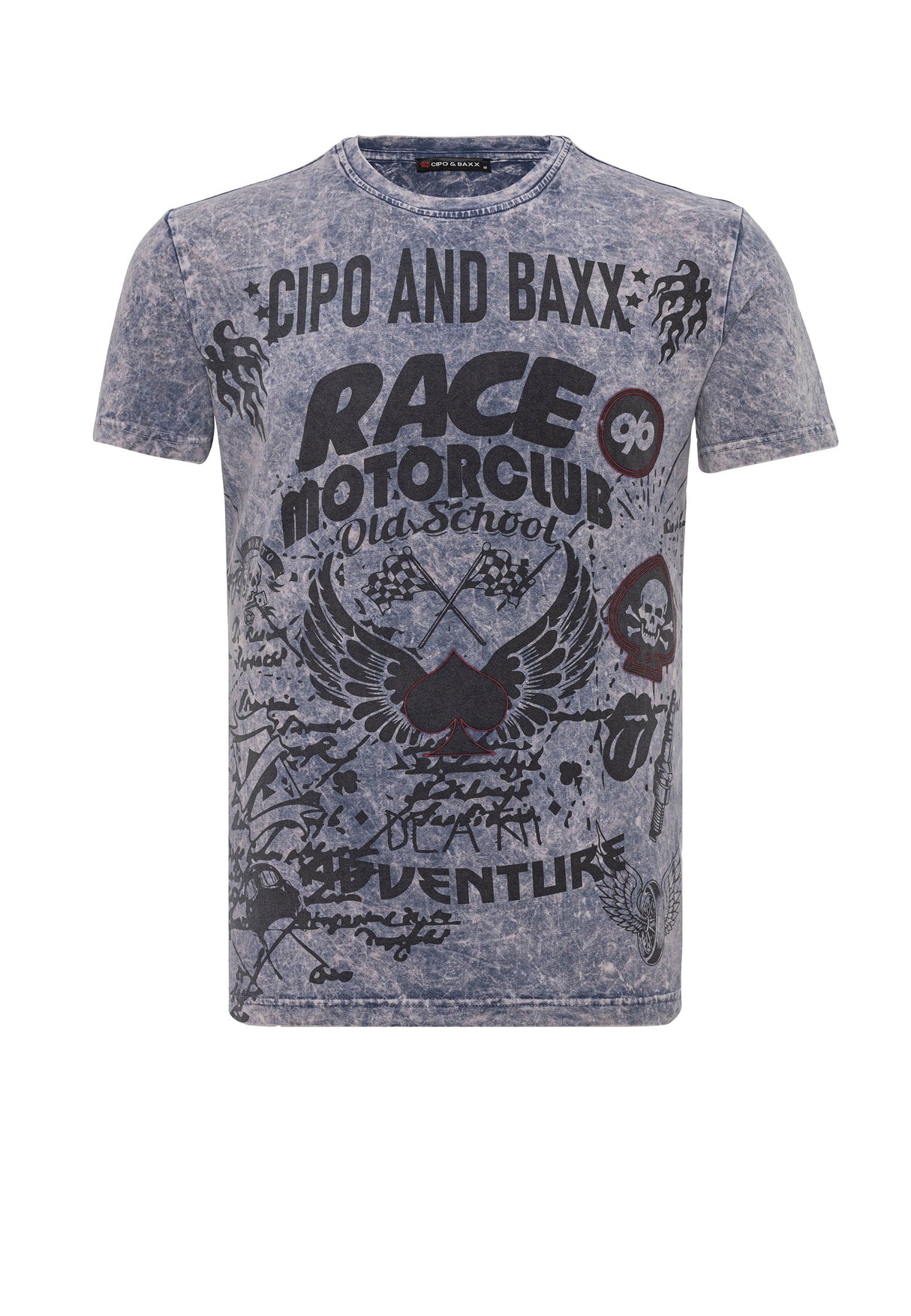 CT800 Men's Crew Neck T-Shirt – Wash & Eagle Print