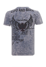 CT800 Men's Crew Neck T-Shirt – Wash & Eagle Print