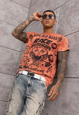 CT800 Men's Crew Neck T-Shirt – Wash & Eagle Print