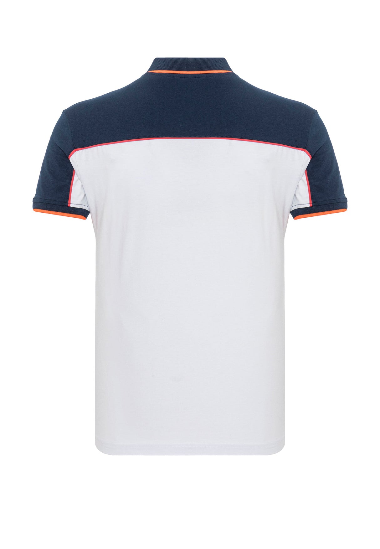 CT803 Men's Polo T-Shirt in Regular Fit with Print and Appliqué