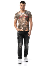CT804 Men's T-Shirt with Print Wash – Regular Fit