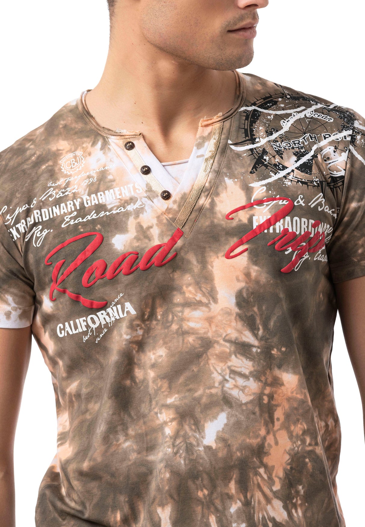CT804 Men's T-Shirt with Print Wash – Regular Fit