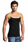 CU104 BLACK MEN'S UNDERSHIRT
