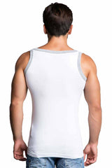 CU104 BLACK MEN'S UNDERSHIRT