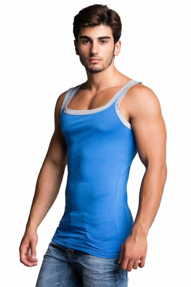 CU104 BLACK MEN'S UNDERSHIRT