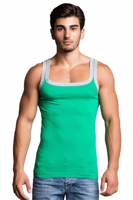 CU104 BLACK MEN'S UNDERSHIRT