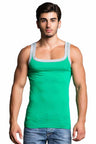 CU104 BLACK MEN'S UNDERSHIRT