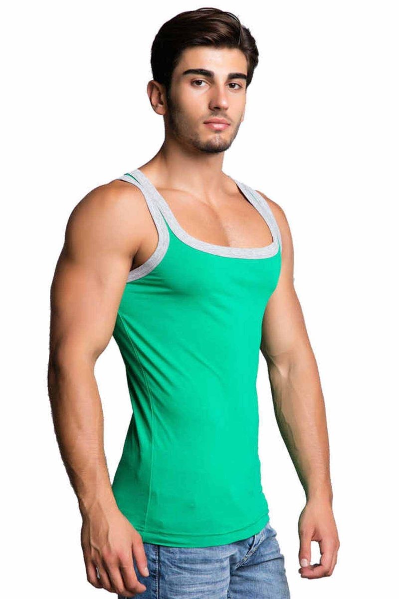 CU104 BLACK MEN'S UNDERSHIRT