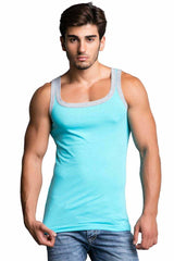 CU104 BLACK MEN'S UNDERSHIRT