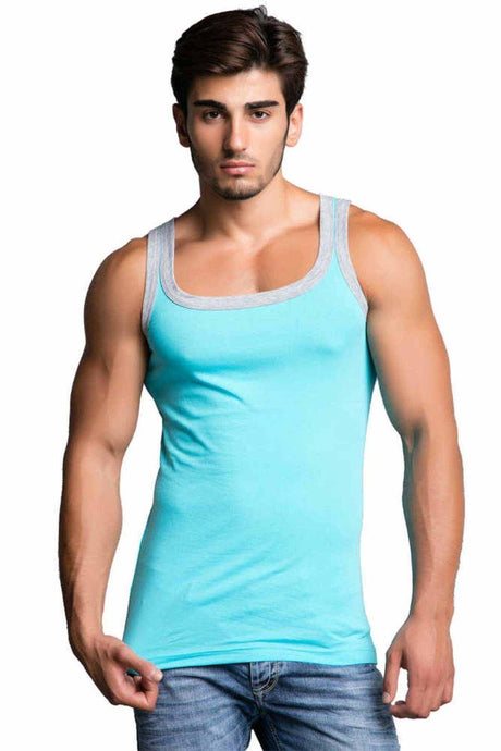 CU104 BLACK MEN'S UNDERSHIRT