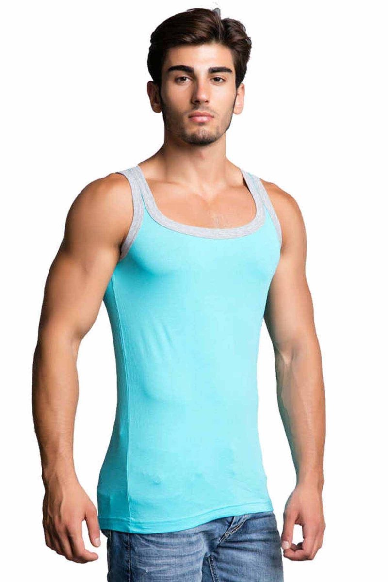 CU104 BLACK MEN'S UNDERSHIRT