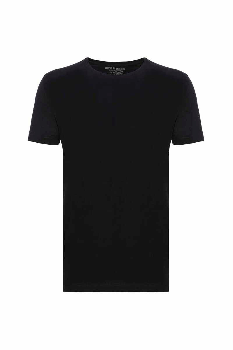 CU105 BLACK MEN'S UNDERSHIRT