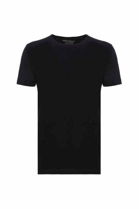 CU105 BLACK MEN'S UNDERSHIRT