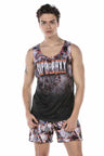 CUK244 ORANGE MEN'S SWIMSUIT